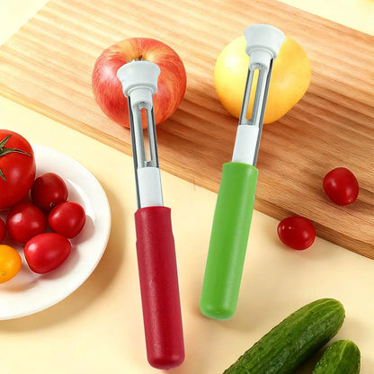 2-in-1 Apple Corer and Peeler with Stainless Steel Blades