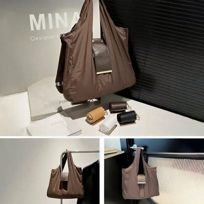 Foldable Keychain Grocery Tote Bag, Reusable Expandable Shopping Bag