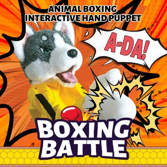 Animal Boxing Hand Puppet Toy for Kids and Family Play