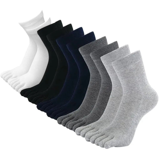 Five-Toe Socks, Breathable Seamless Toe Socks for Everyday Wear, 5-20 Pairs