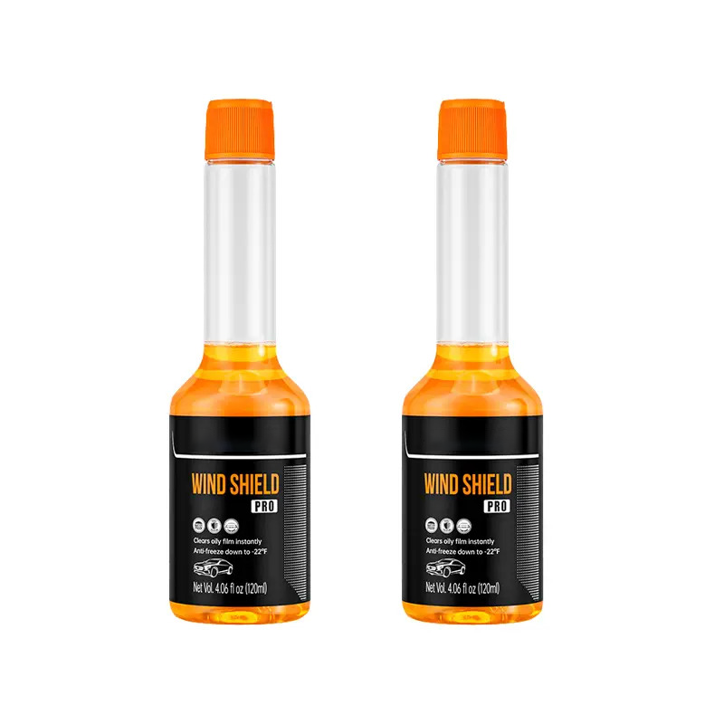 120ml Car Windshield Oil Film Cleaner, Glass Stain and Residue Remover, 1-4 Pcs