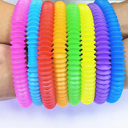 20-Piece Multicolor Sensory Pop Tube Set for Kids