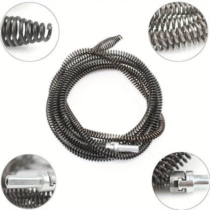 Manual Pipe Drain Cleaning Snake for Toilets and Kitchen Drains