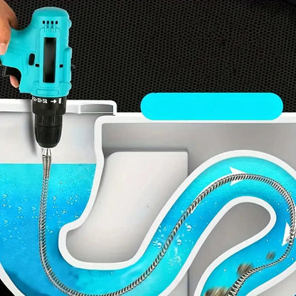 Manual Pipe Drain Cleaning Snake for Toilets and Kitchen Drains