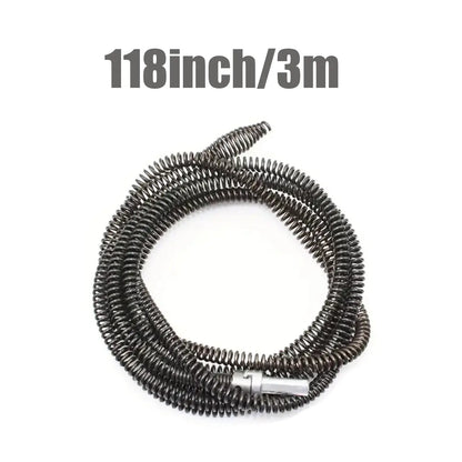 Manual Pipe Drain Cleaning Snake for Toilets and Kitchen Drains