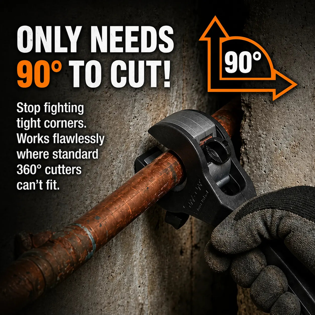 Ratcheting Tubing Cutter for Copper, PVC and Soft Metal Pipes, 6-29mm