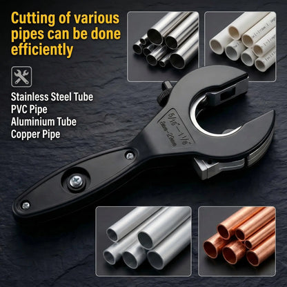 Ratcheting Tubing Cutter for Copper, PVC and Soft Metal Pipes, 6-29mm
