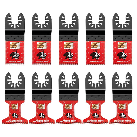 High Carbon Steel Oscillating Saw Blades for Multitools, 10-50 Pcs
