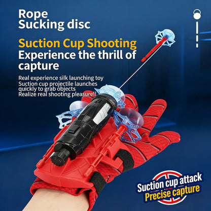 Superhero Wrist Web Launcher Toy Set with Glove and Soft Projectiles