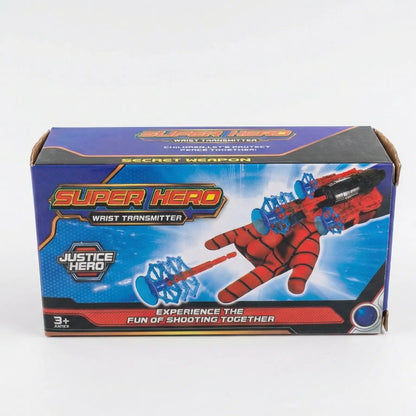 Superhero Wrist Web Launcher Toy Set with Glove and Soft Projectiles