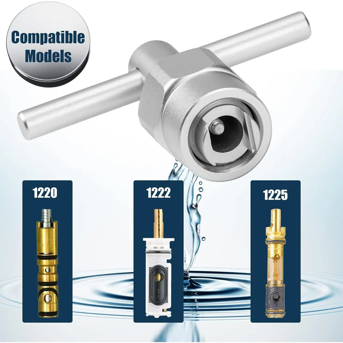 Faucet Cartridge Puller Removal Tool for 1200, 1222 and 1225 Models