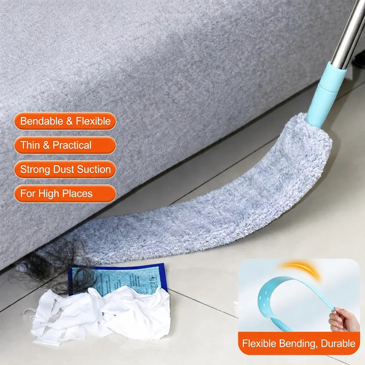Microfiber Gap Duster with Extendable Handle for Under Beds and Furniture