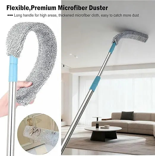 Microfiber Gap Duster with Extendable Handle for Under Beds and Furniture