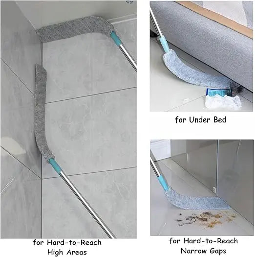 Microfiber Gap Duster with Extendable Handle for Under Beds and Furniture