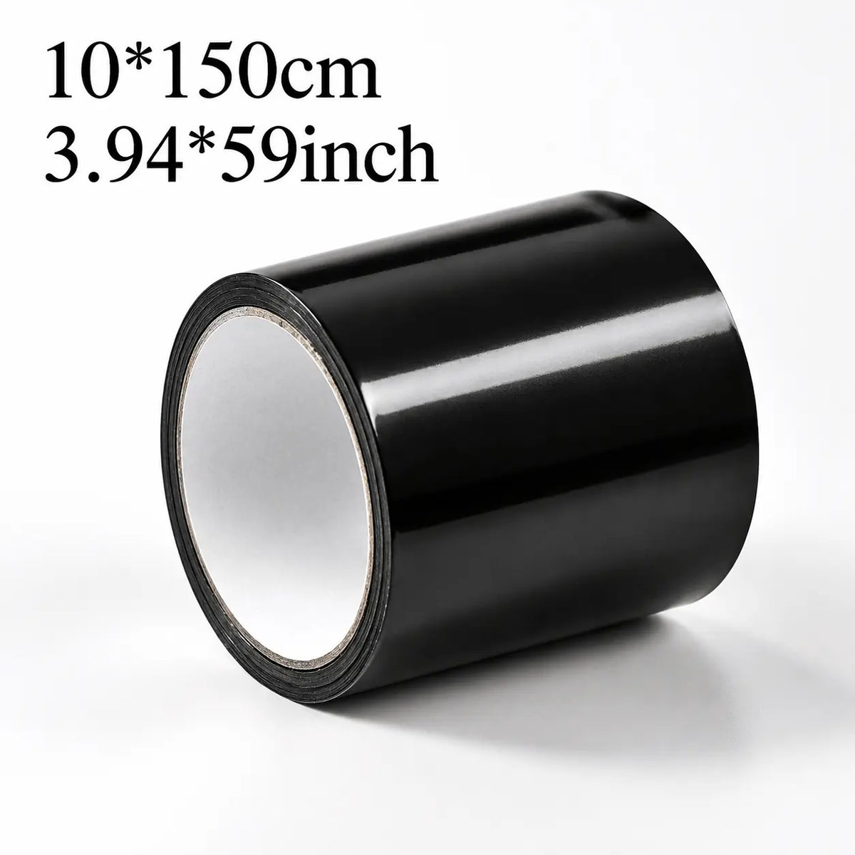 Heavy-Duty Black Waterproof Repair Tape, 4 in x 5 ft