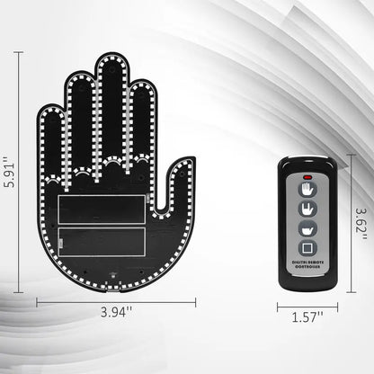 Remote Control LED Car Gesture Light with 3 Hand Signals