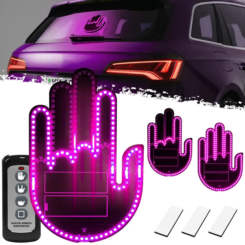 Remote Control LED Car Gesture Light with 3 Hand Signals