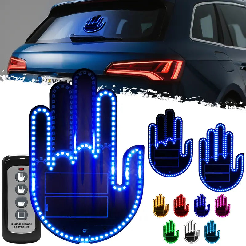 Remote Control LED Car Gesture Light with 3 Hand Signals