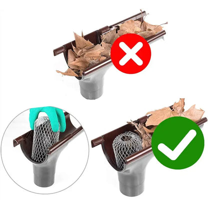 Expandable Aluminum Gutter Downspout Guard Filter