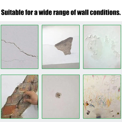 Quick-Drying Drywall Patch Repair Kit - Wall Repair Paste with Scraper & Nozzle