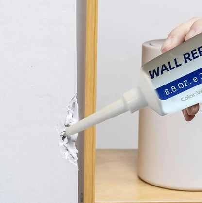 Quick-Drying Drywall Patch Repair Kit - Wall Repair Paste with Scraper & Nozzle