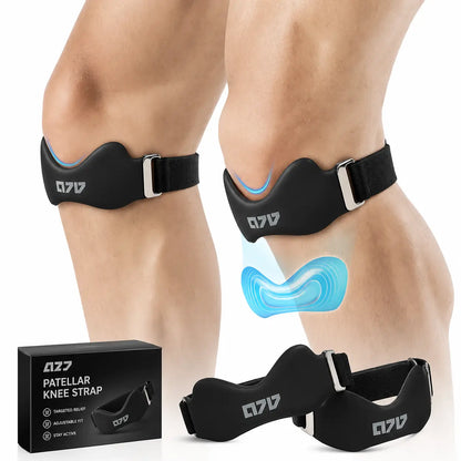 Adjustable Double-Layer Silicone Patellar Knee Strap - Professional Pain Relief Brace