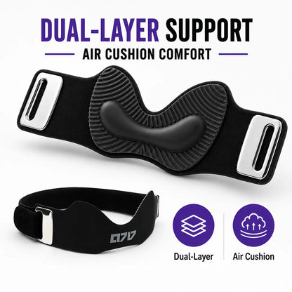 Adjustable Double-Layer Silicone Patellar Knee Strap - Professional Pain Relief Brace