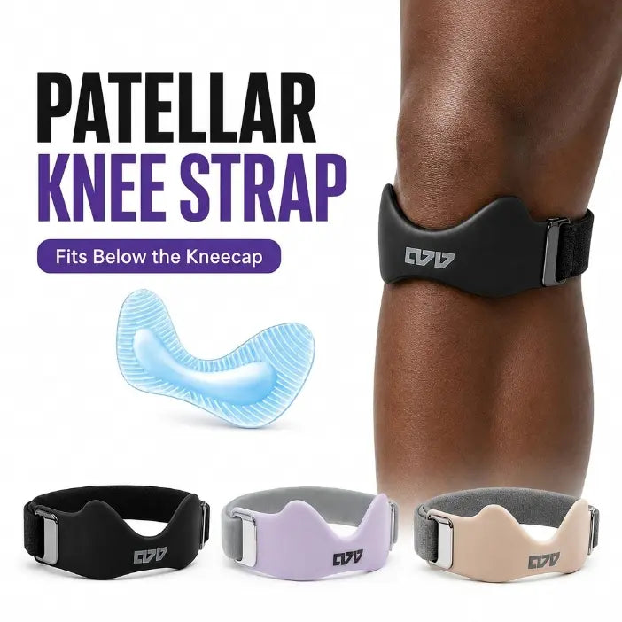 Adjustable Double-Layer Silicone Patellar Knee Strap - Professional Pain Relief Brace