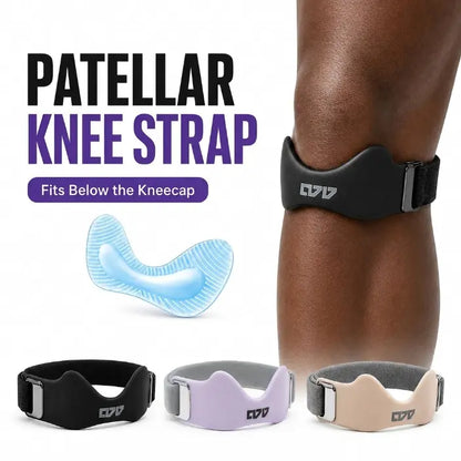 Adjustable Double-Layer Silicone Patellar Knee Strap - Professional Pain Relief Brace